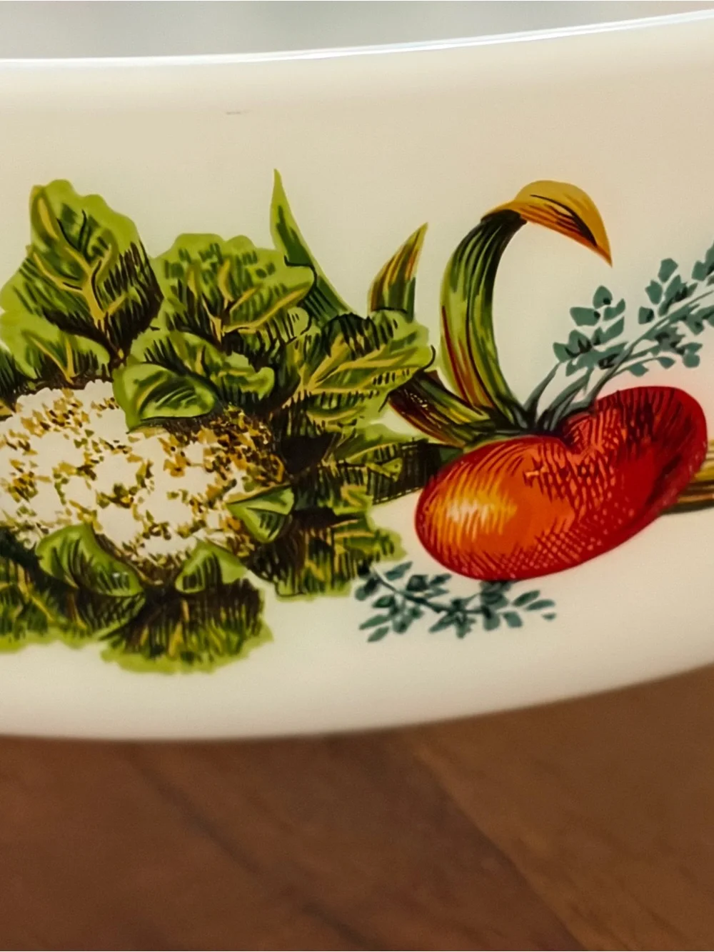 Pyrex white milk